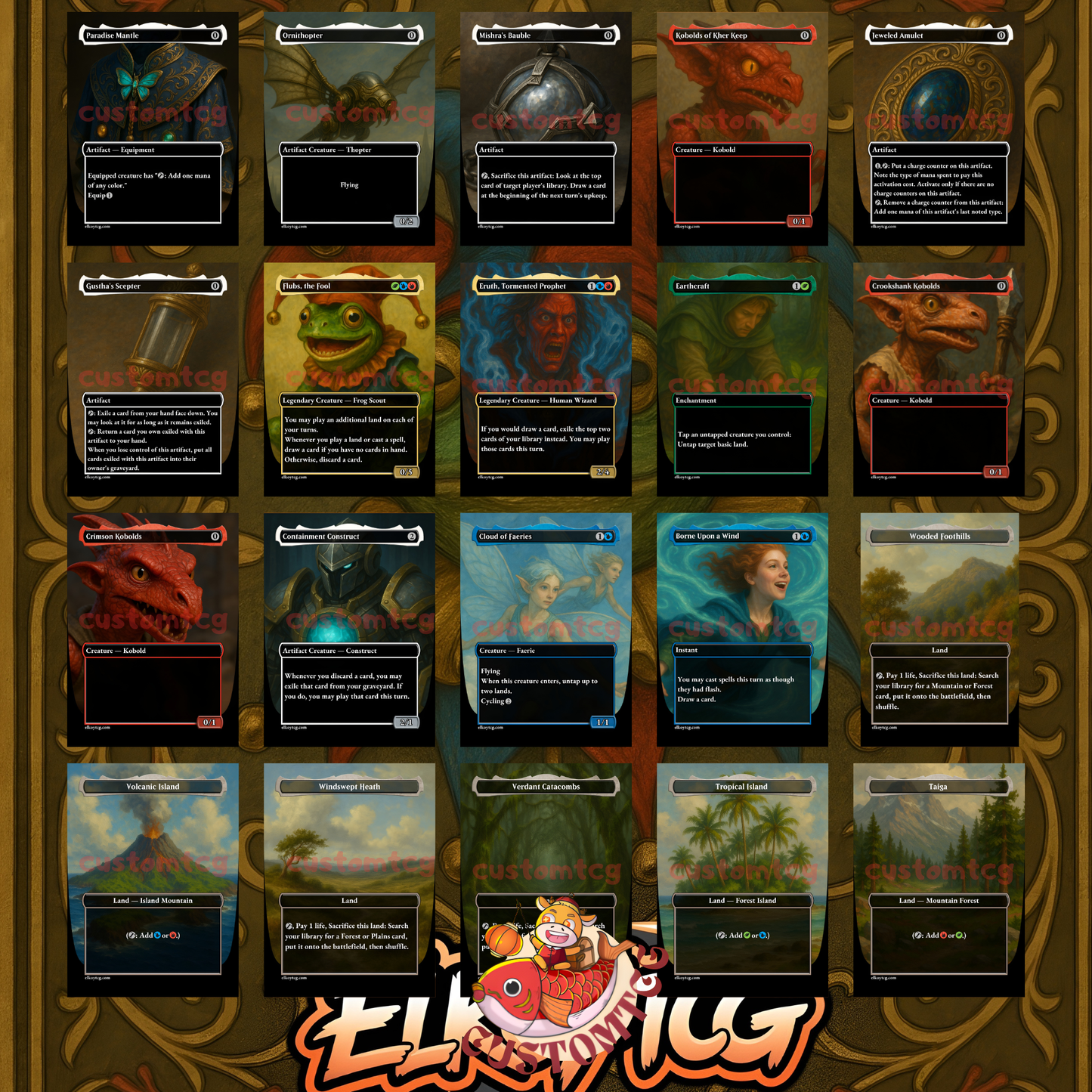 Flubs, the Fool V2.0 Custom Deck