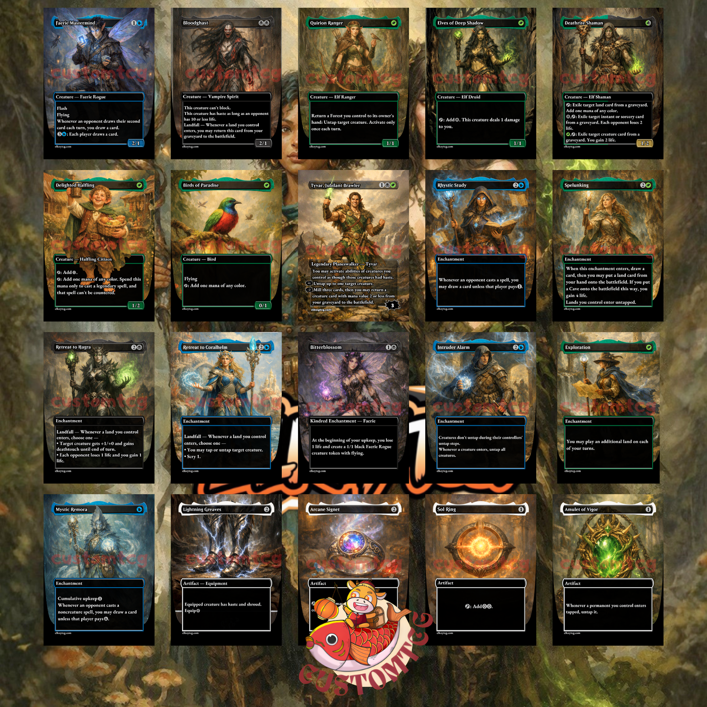 Zimone and Dina Custom Deck (Sultai Landfall / Draw-Two Drain)