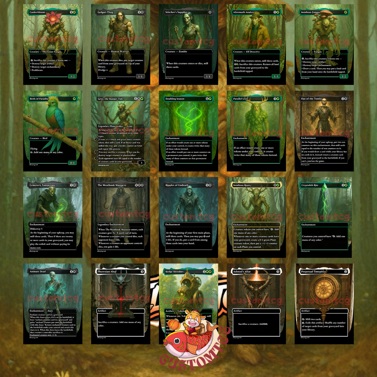 The Mycotyrant Custom Deck