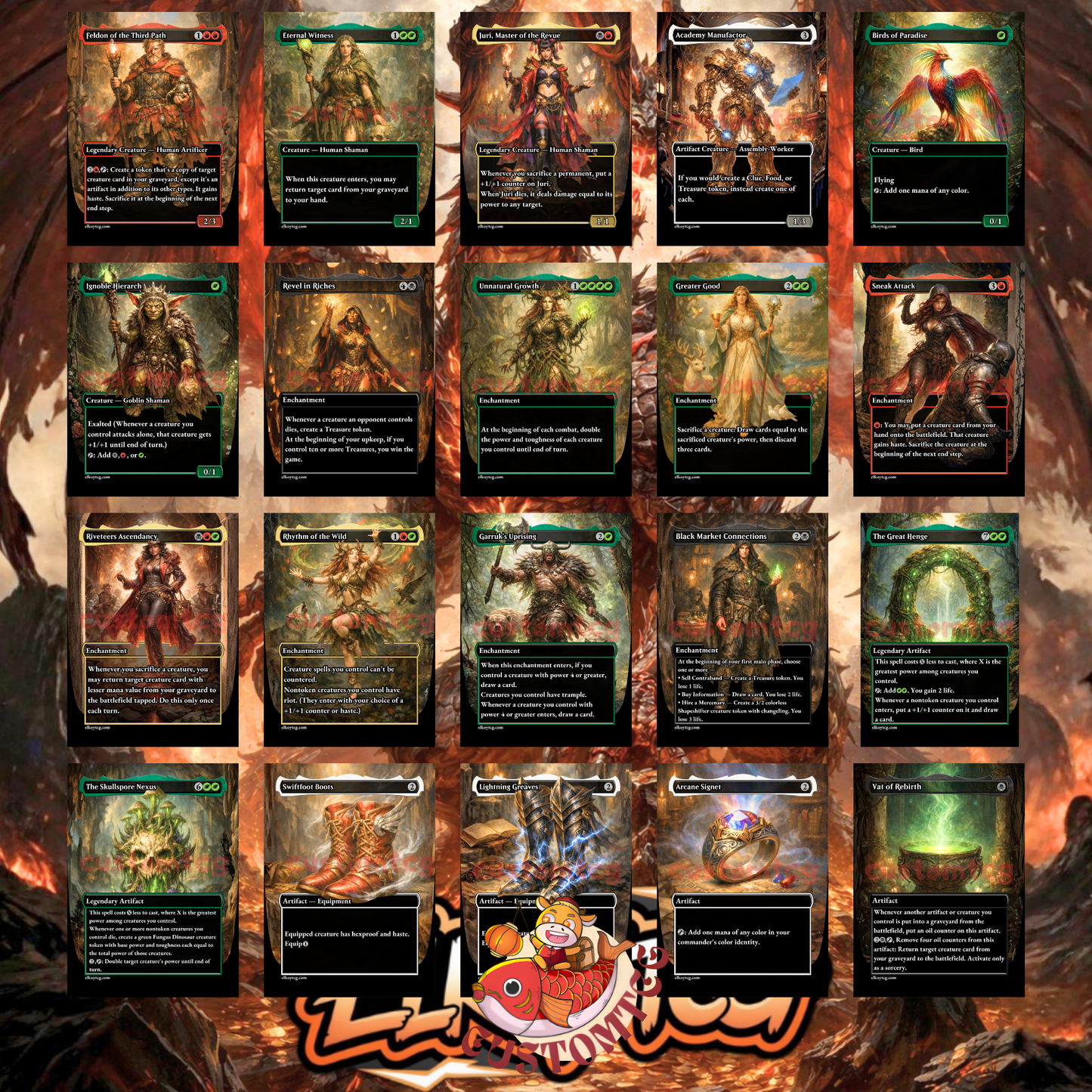 Ziatora, the Incinerator – Custom Deck 🐉💰