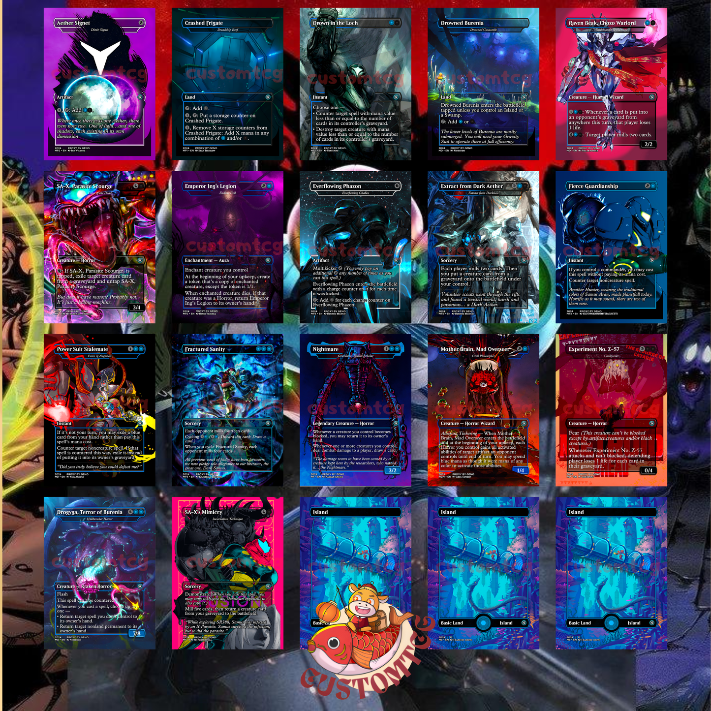Metroid Custom Deck