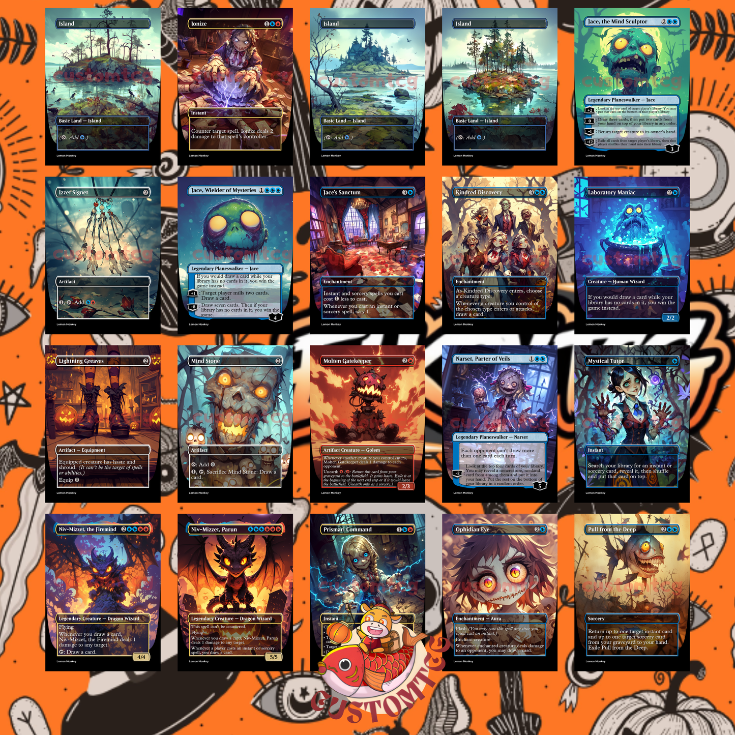 Locust Custom Halloween Deck