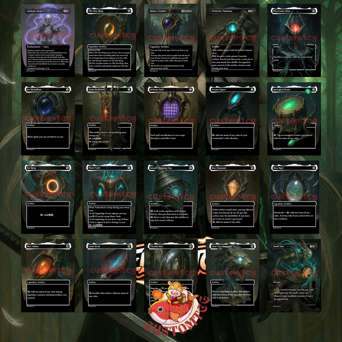 Sephiroth, Fabled SOLDIER // One-Winged Angel – Custom Deck