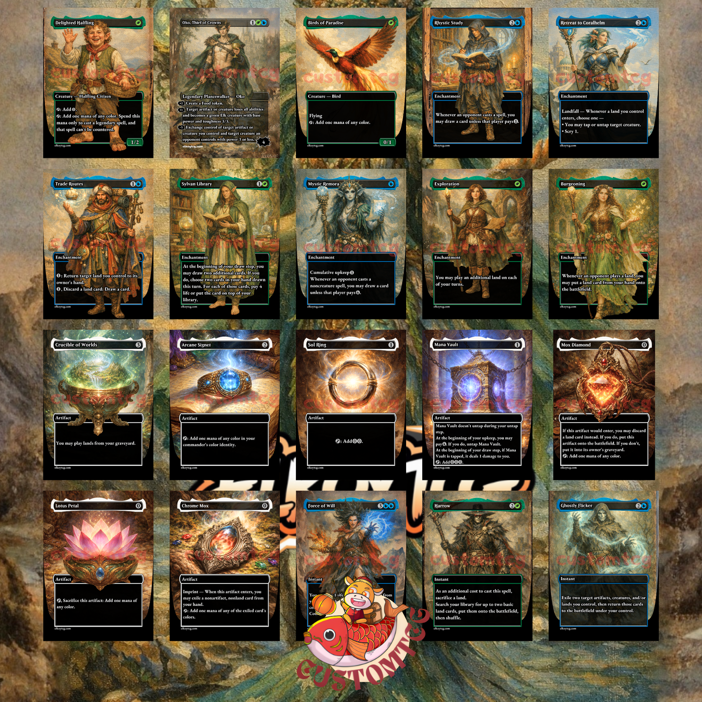 Tatyova, Benthic Druid Custom Deck