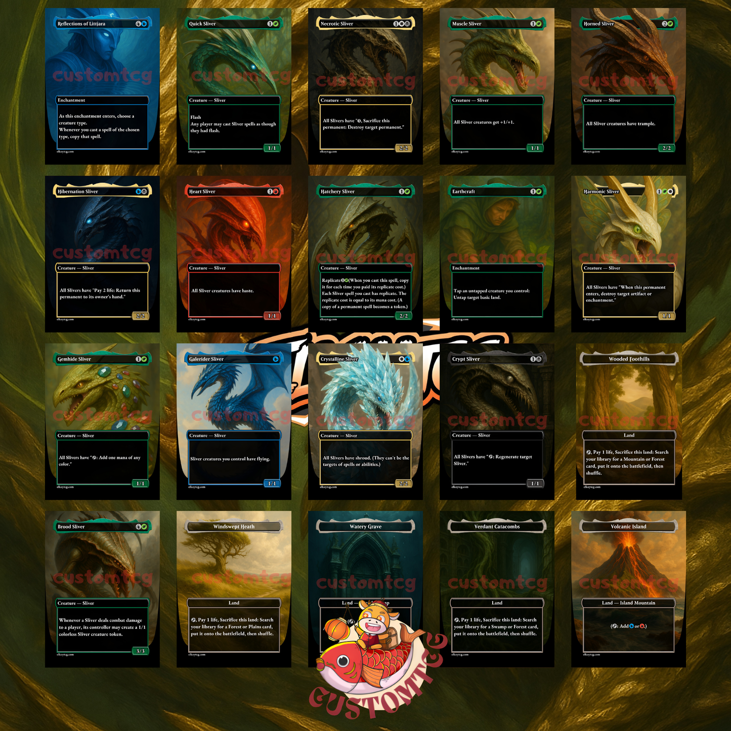 The First Sliver Custom Deck 🌟 - Bestseller 2024