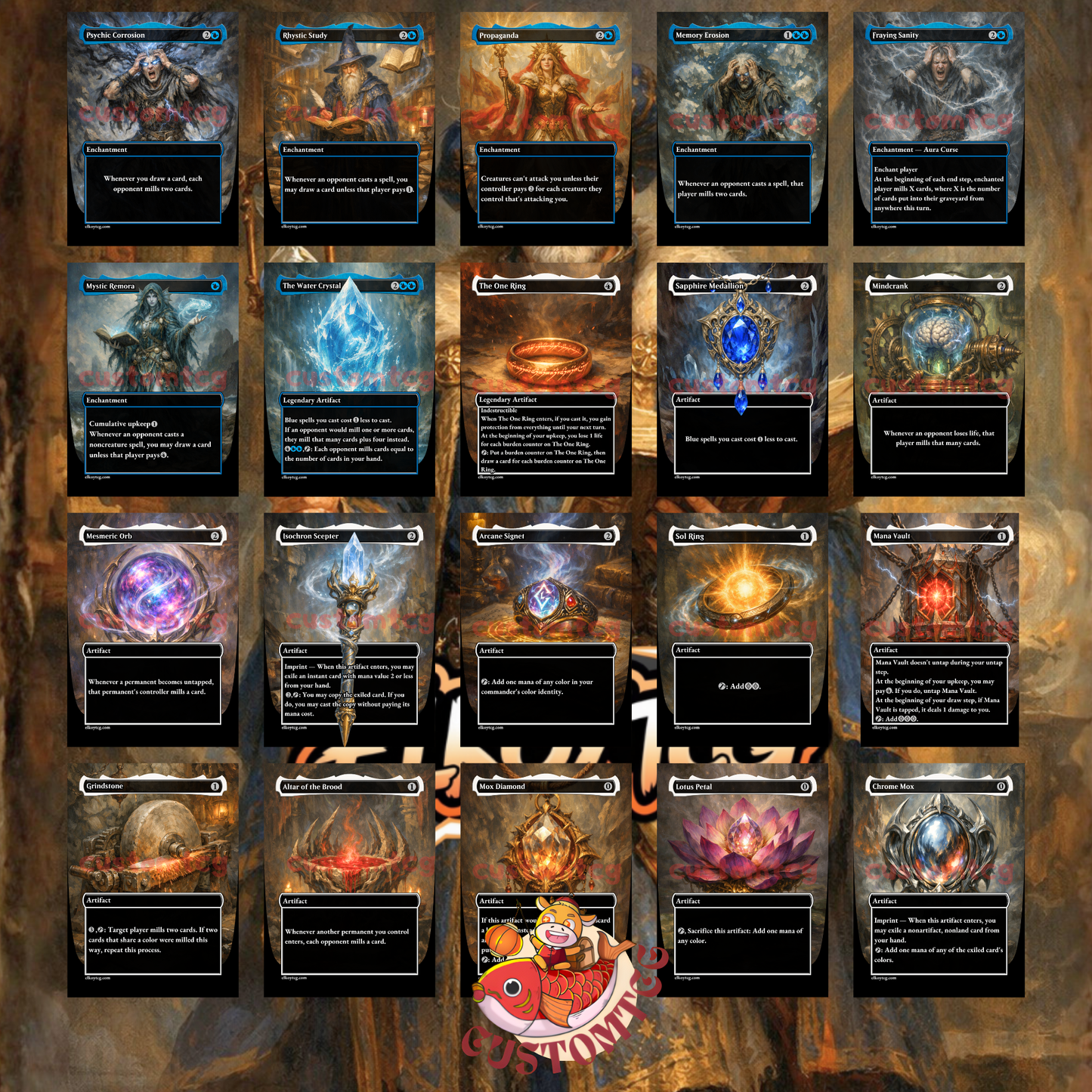 Bruvac the Grandiloquent custom commander deck