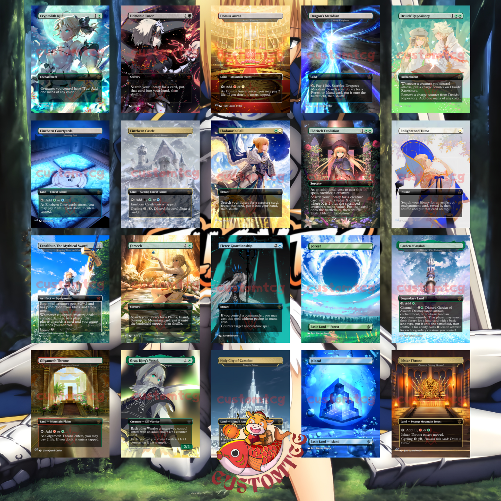 Saber Fate V3 Custom Deck – ElkoyTCG