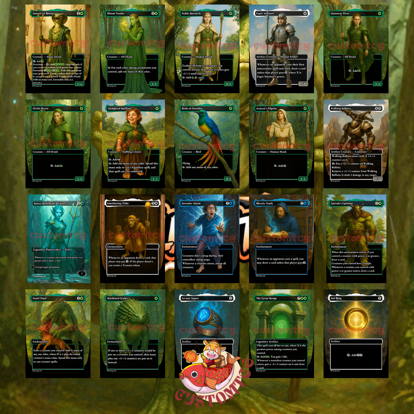 Helga, Skittish Seer – Custom Deck