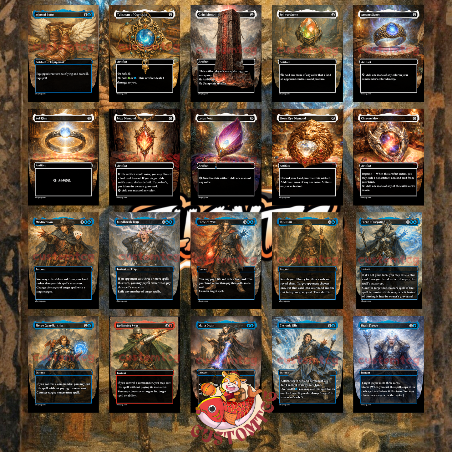 Haldan and Pako Custom Deck