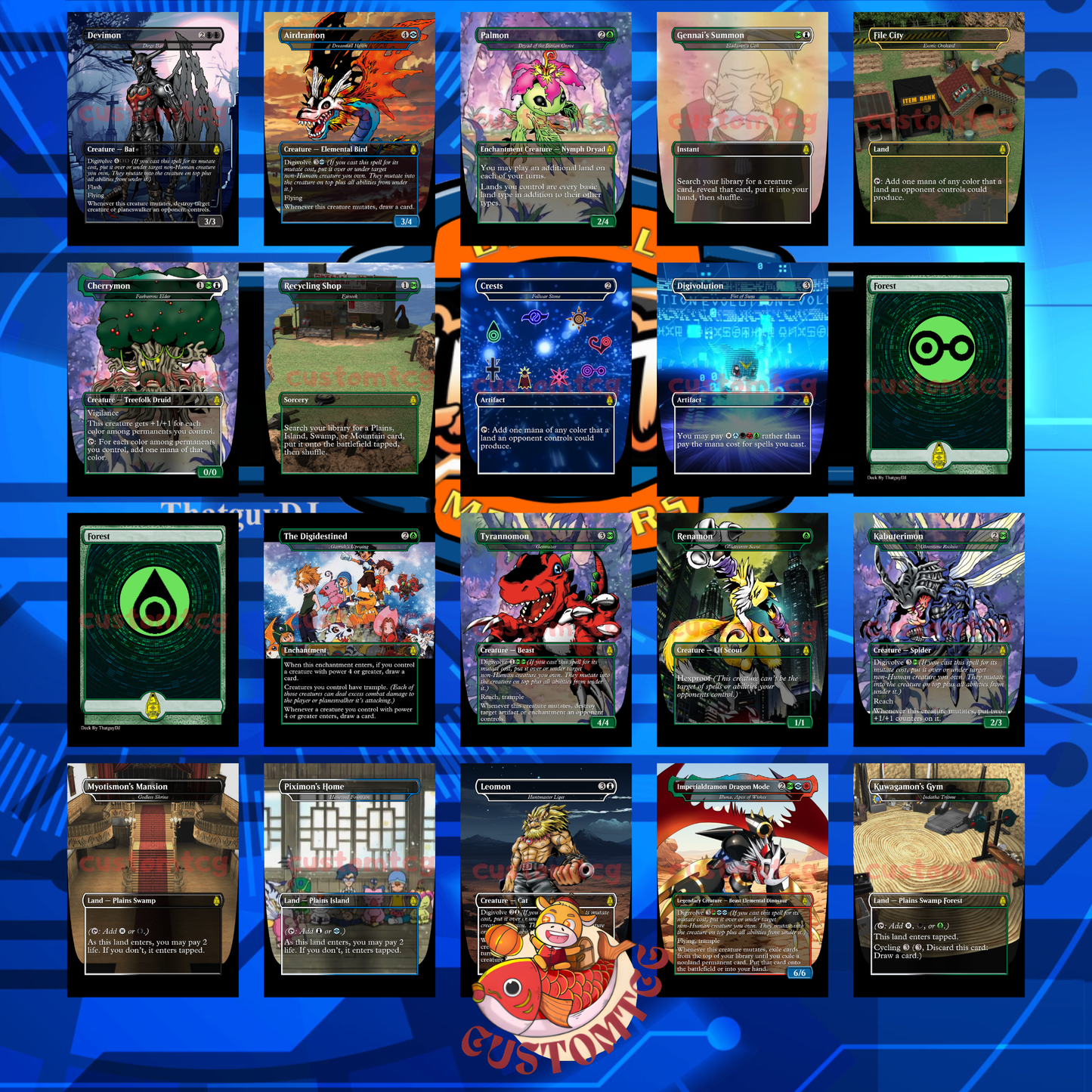 Digimon Mutations Custom Deck