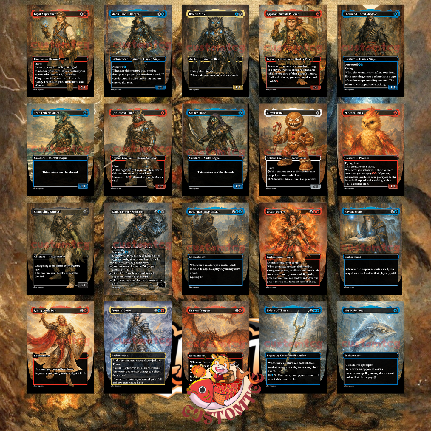 Goro-Goro and Satoru Custom Deck