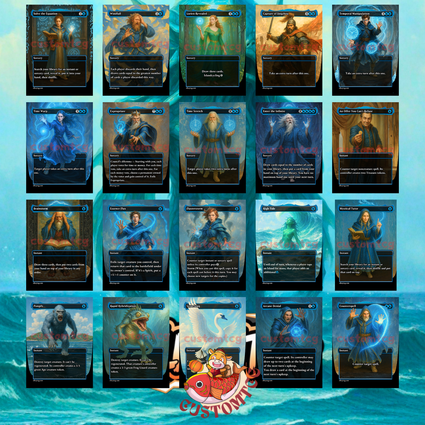 Eluge, the Shoreless Sea Custom Deck