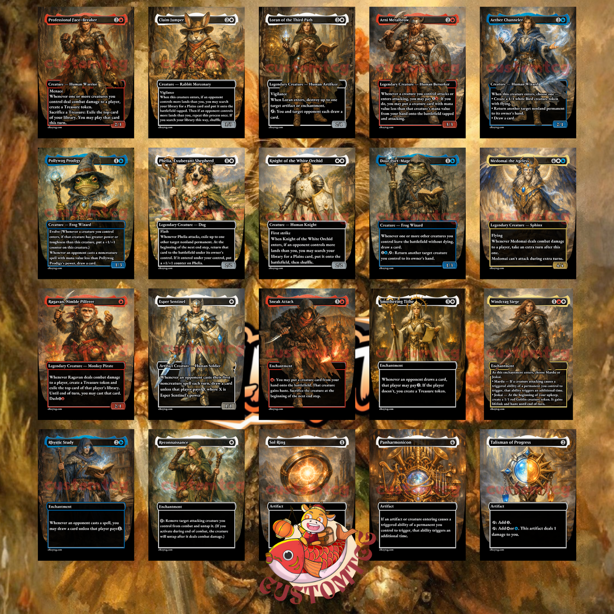 Arthur, Marigold Knight Jeskai Custom Deck
