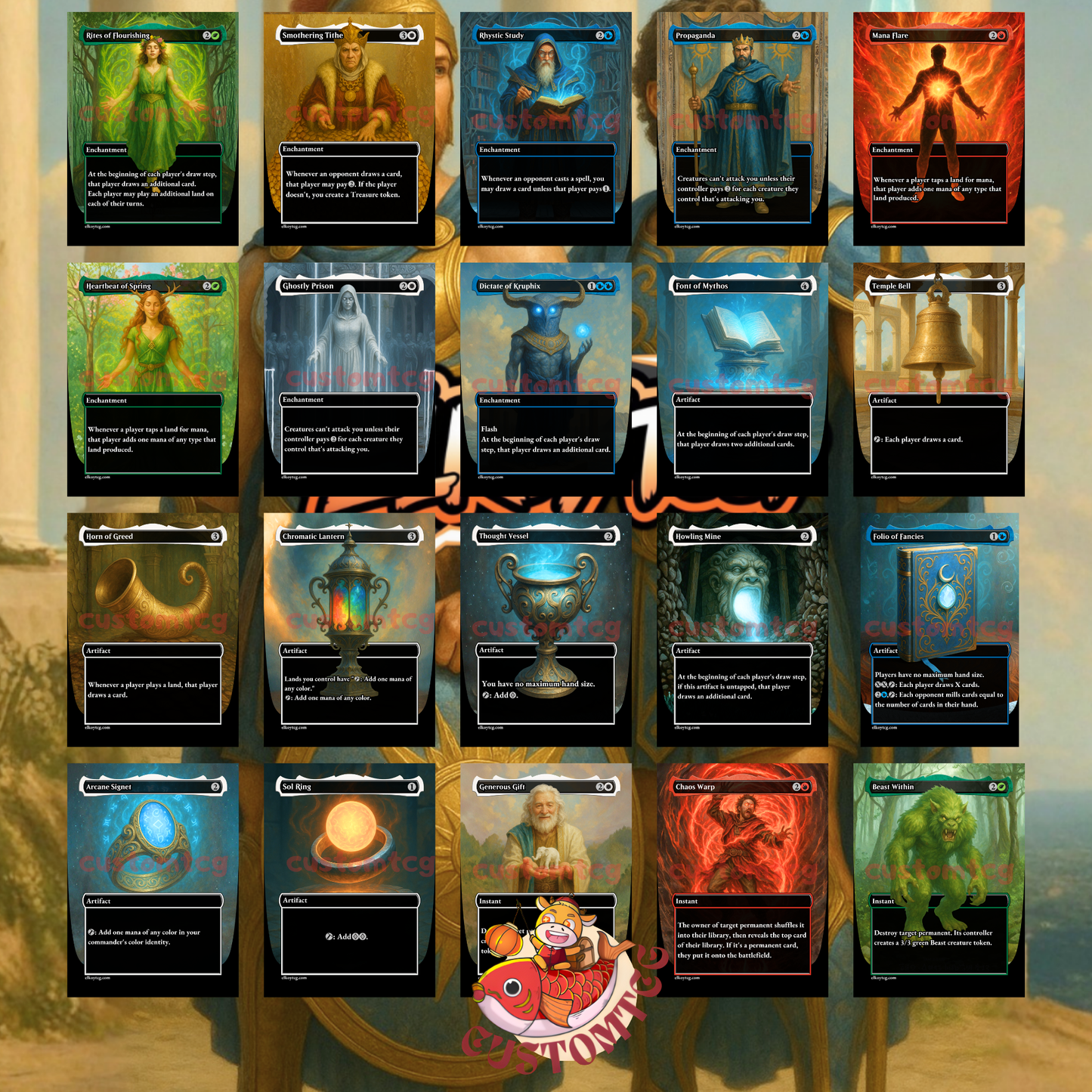 Kynaios and Tiro of Meletis Custom Deck