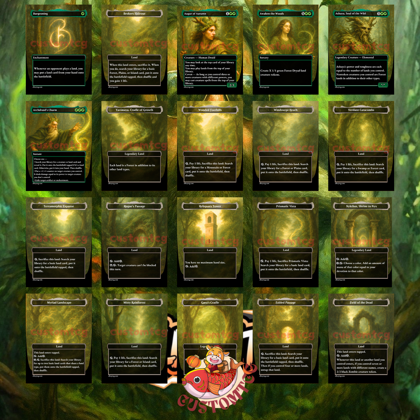 🌿 Greensleeves, Maro-Sorcerer — Custom Deck