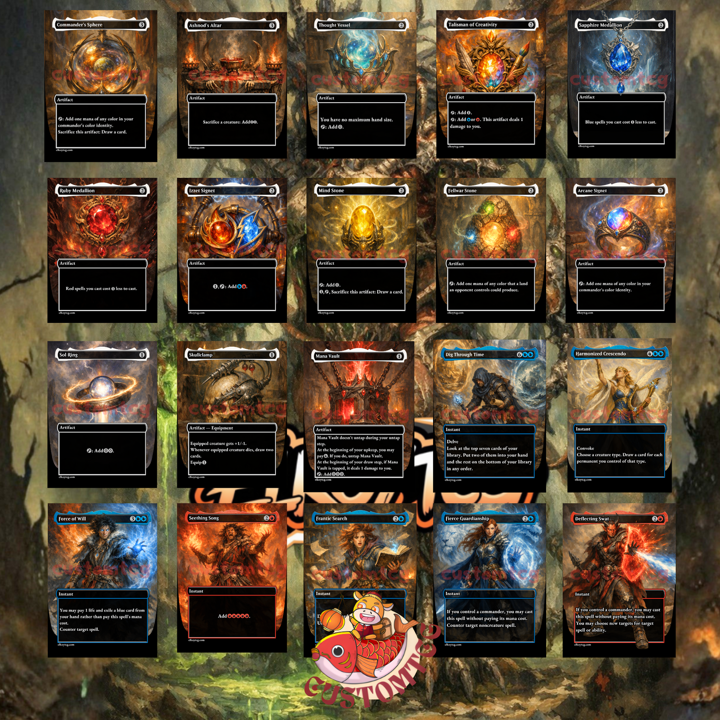 Ovika, Enigma Goliath Custom Deck