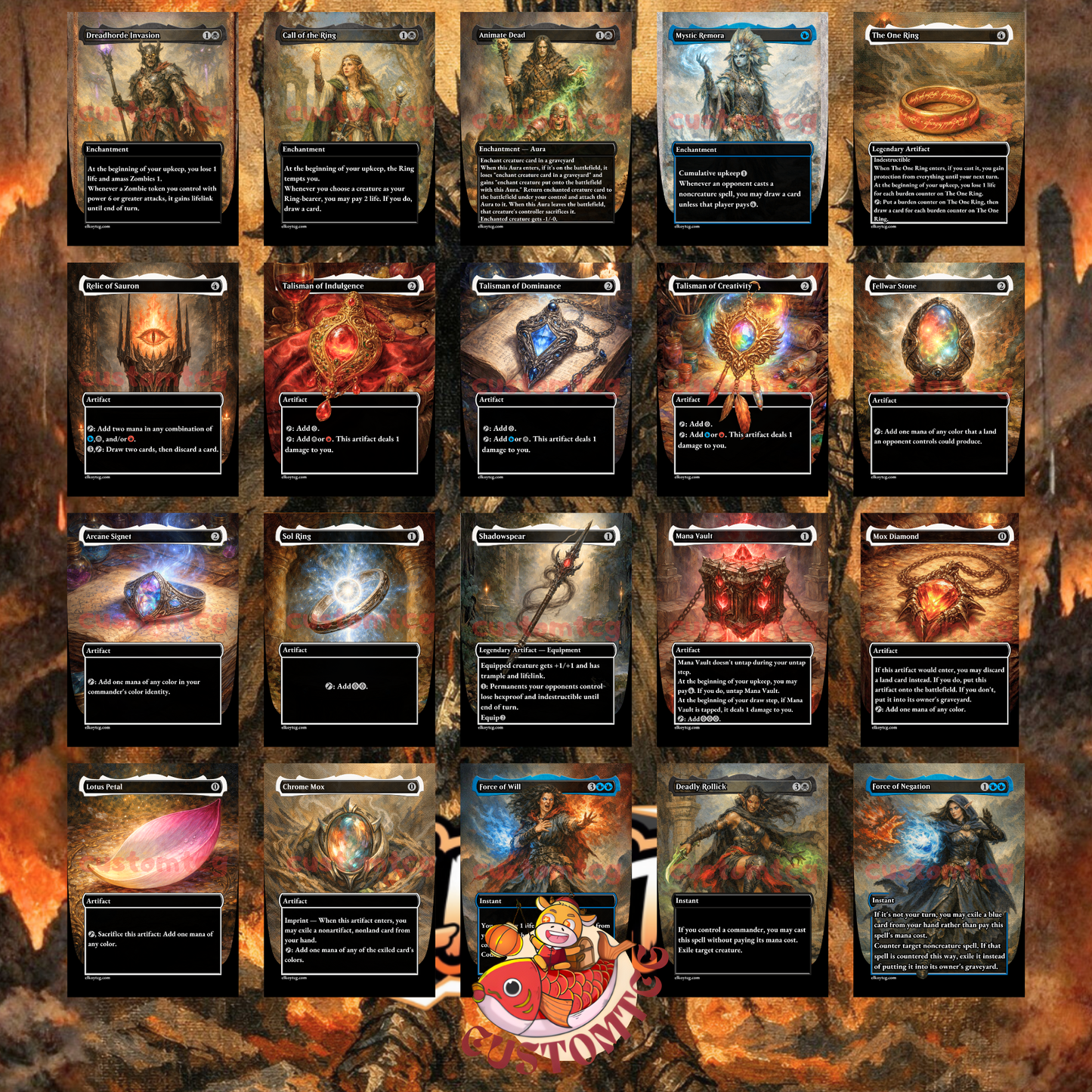 Sauron, the Dark Lord Custom Deck