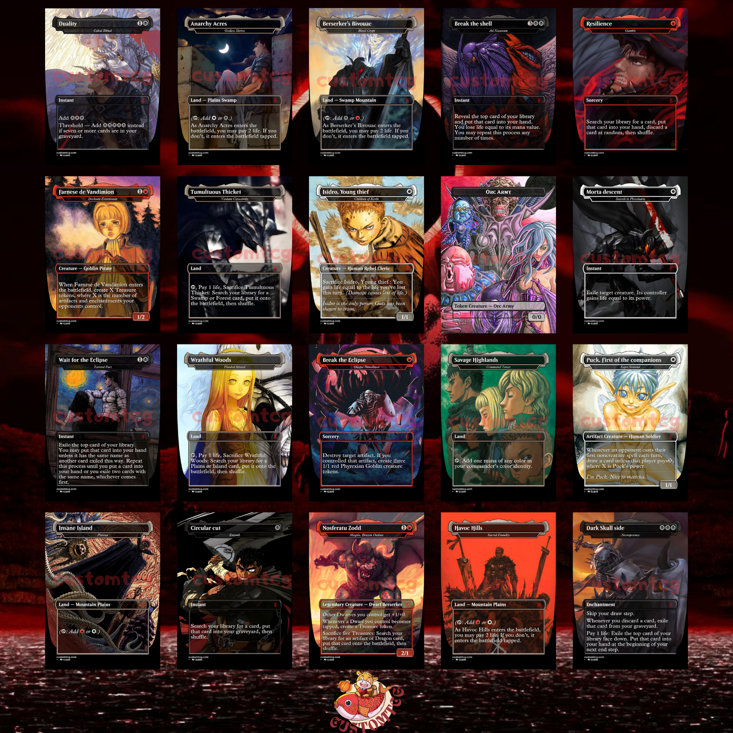 BERSERK V1 Commander Deck