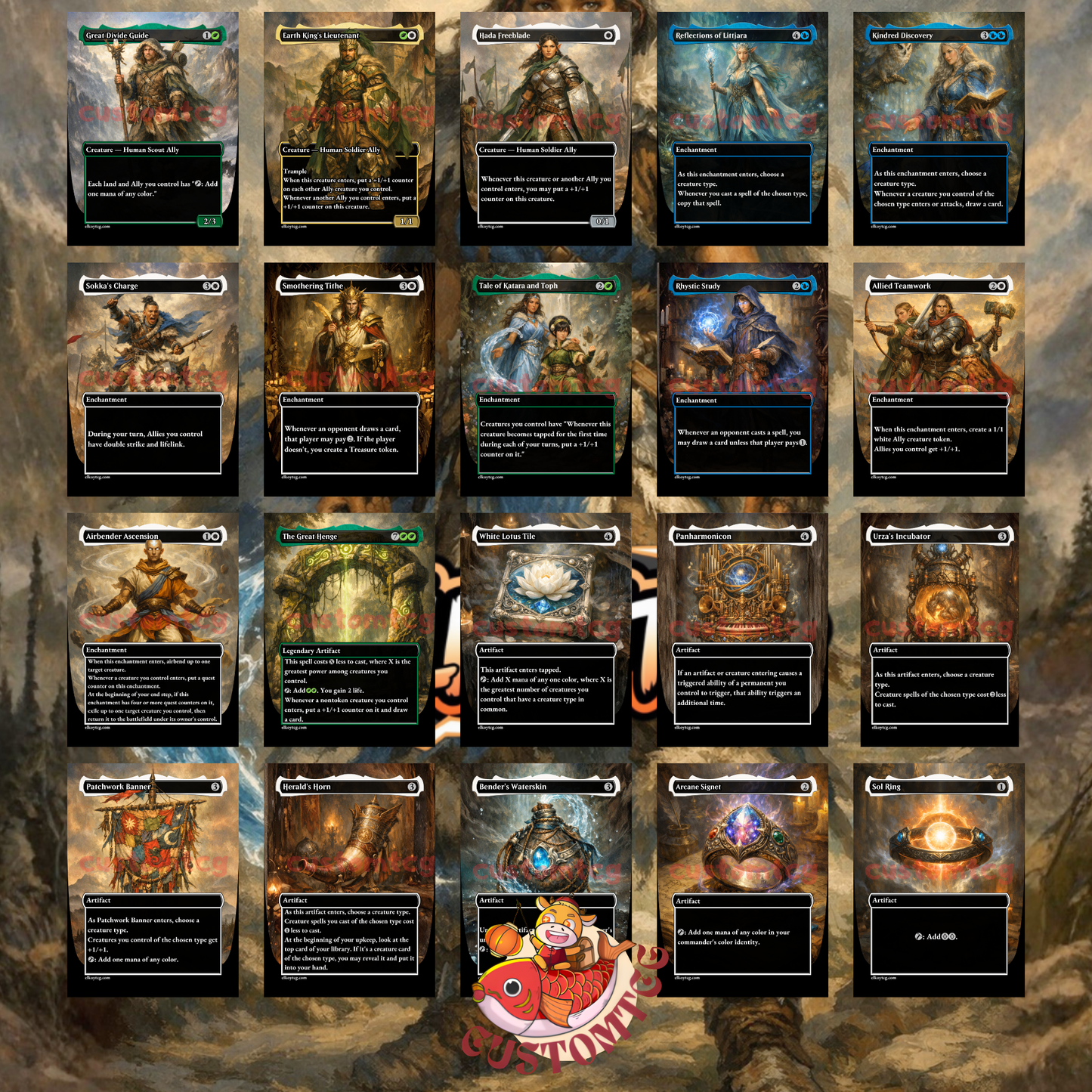 Katara, the Fearless Custom Deck