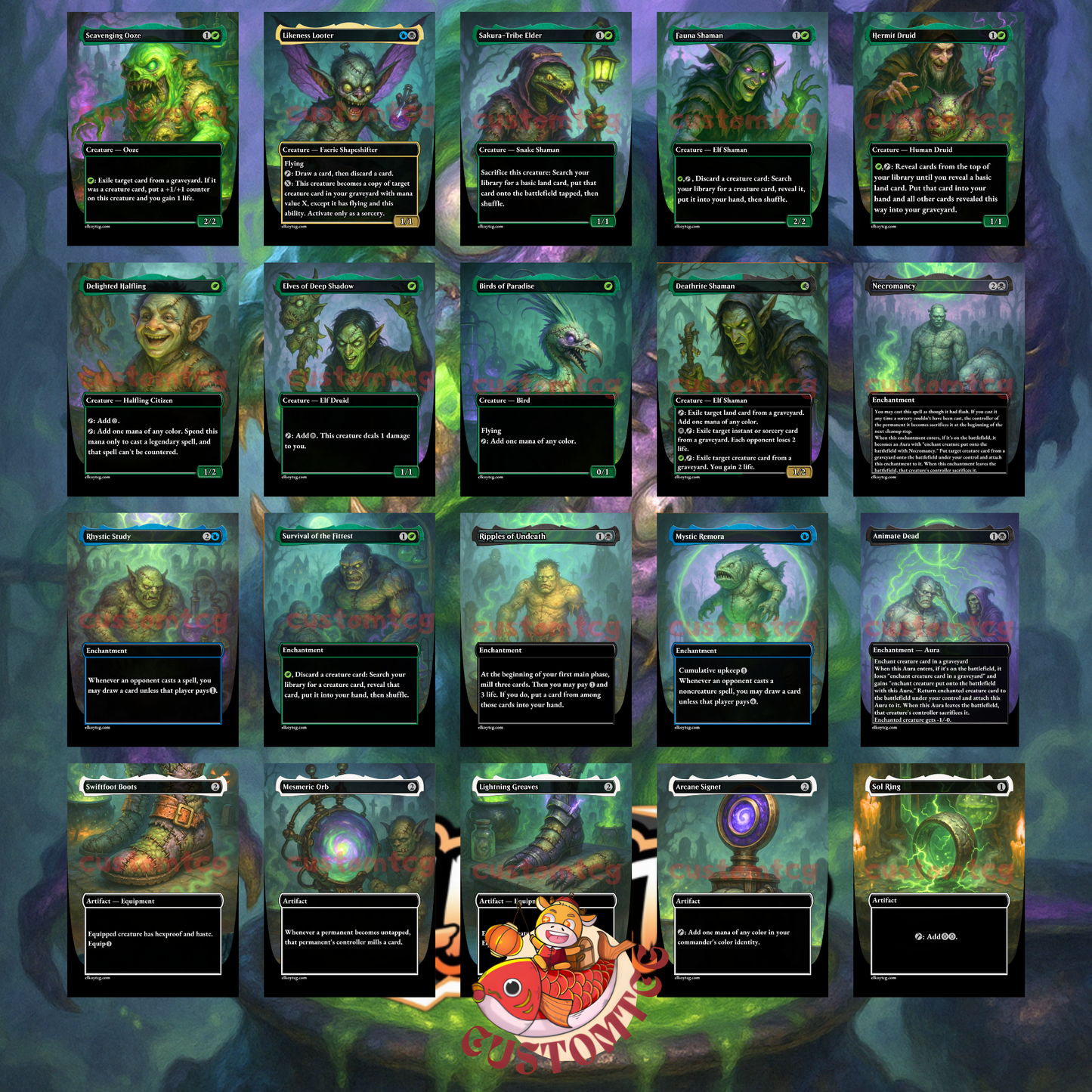 The Mimeoplasm – Custom Deck (100 Cards + Tokens)