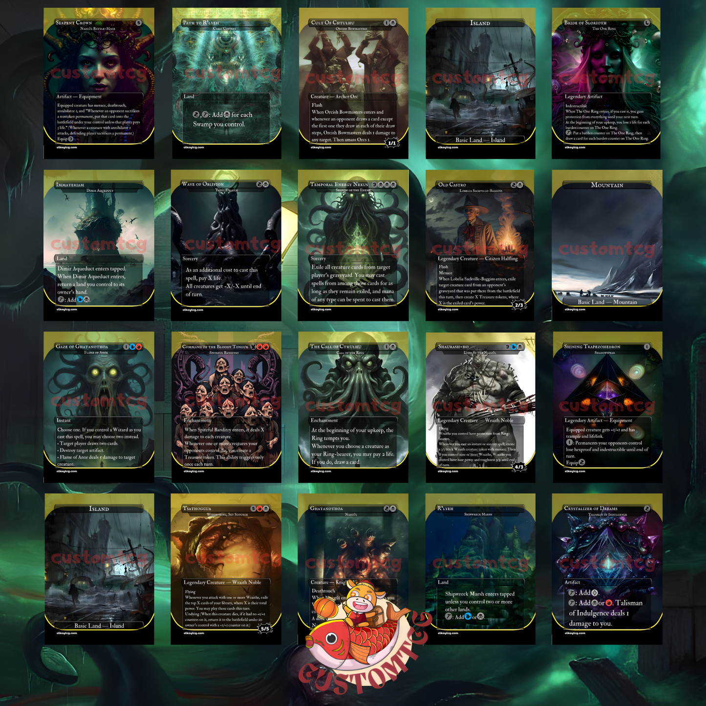 Cthulhu Custom Deck