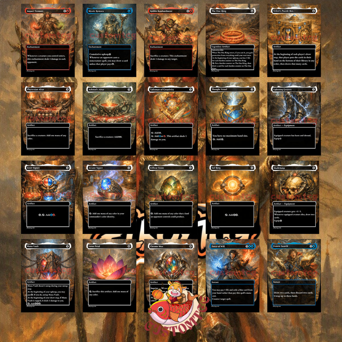The Locust God V2 Custom Deck