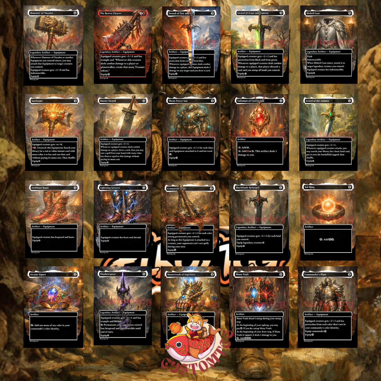 Ardenn, Intrepid Archaeologist & Rograkh, Son of Rohgahh Custom Deck