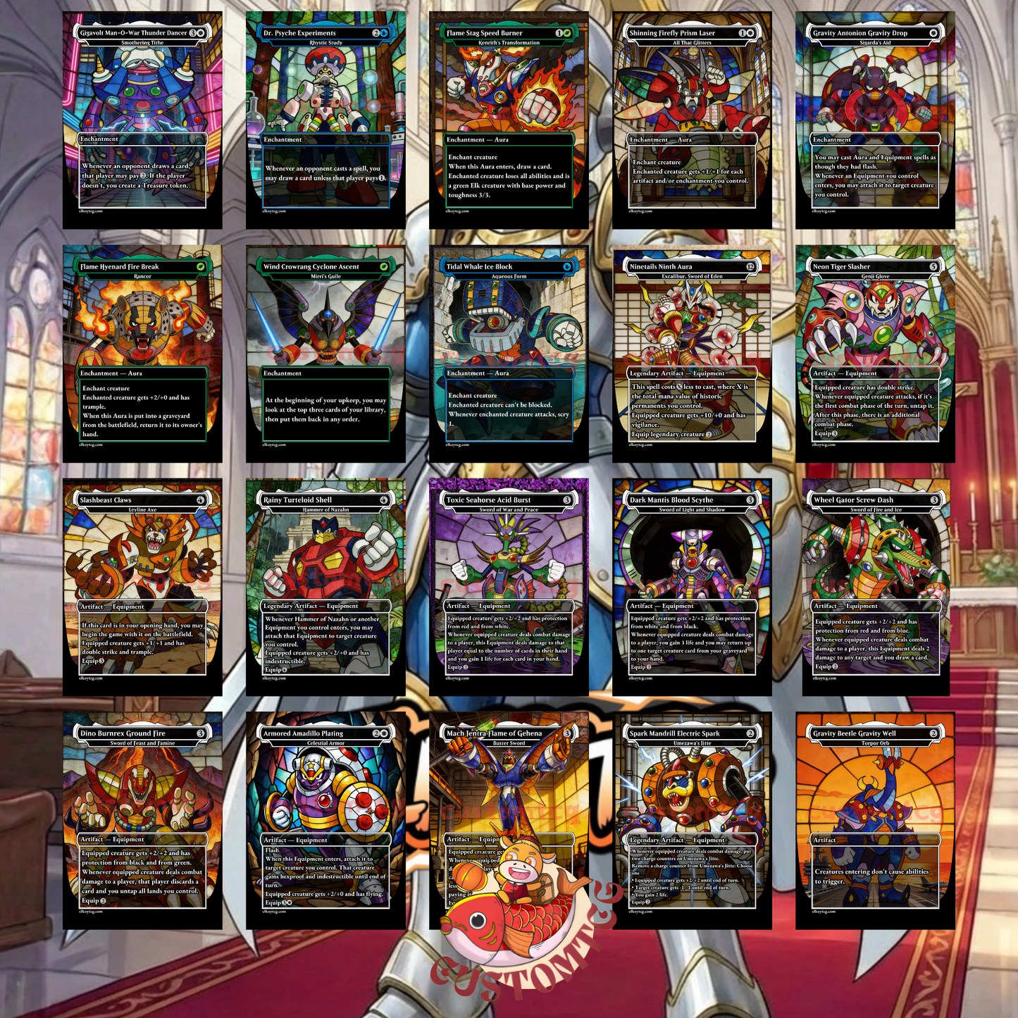 Mega Man X Custom Commander Deck