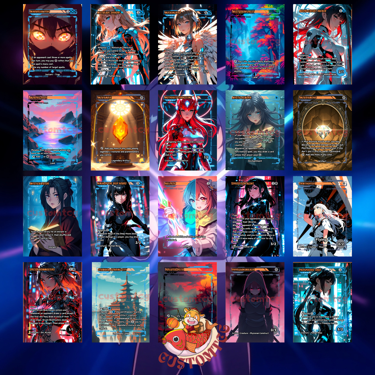 Yuriko Waifu Custom Deck