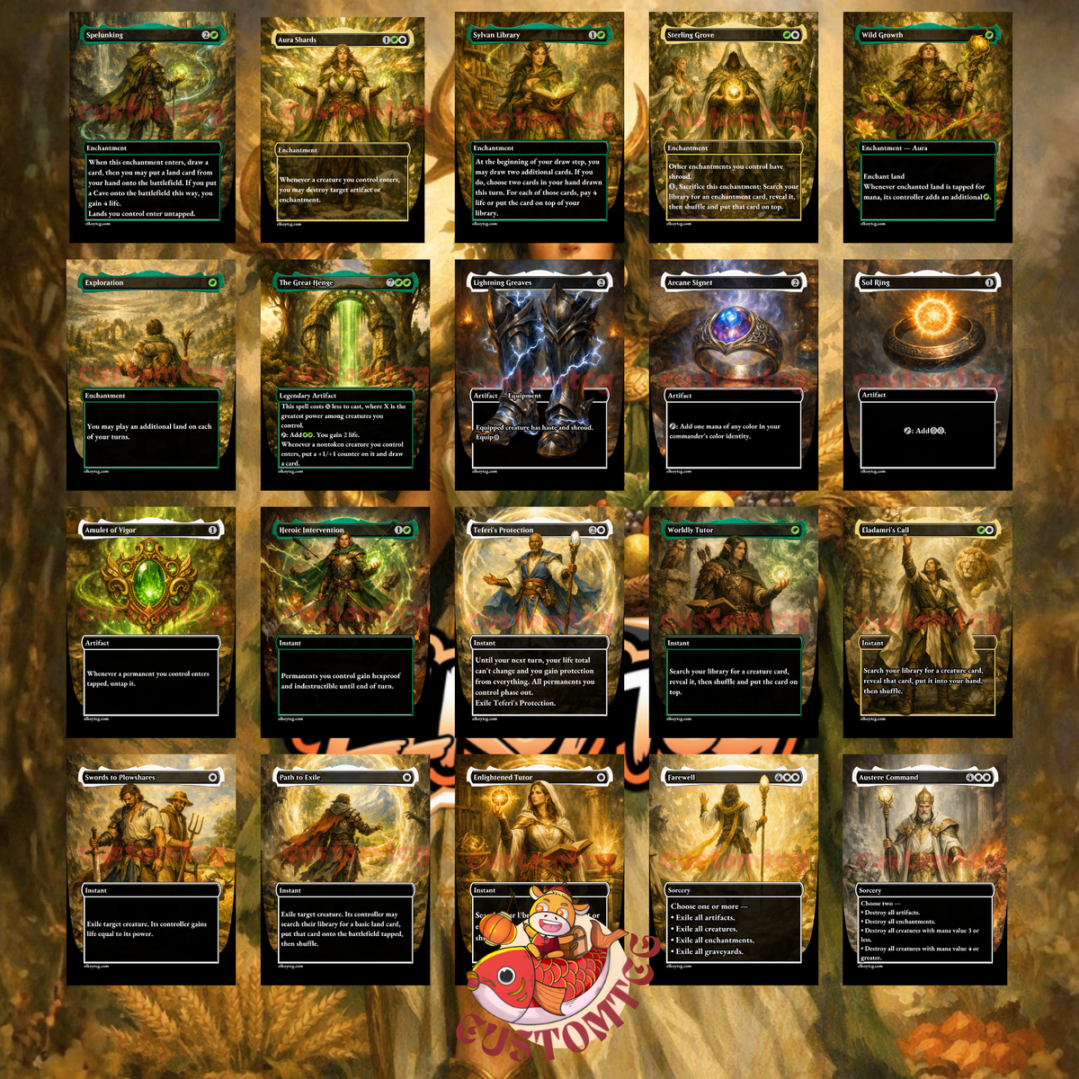 Karametra, God of Harvests — Selesnya (GW) Landfall & Ramp Commander Custom Deck