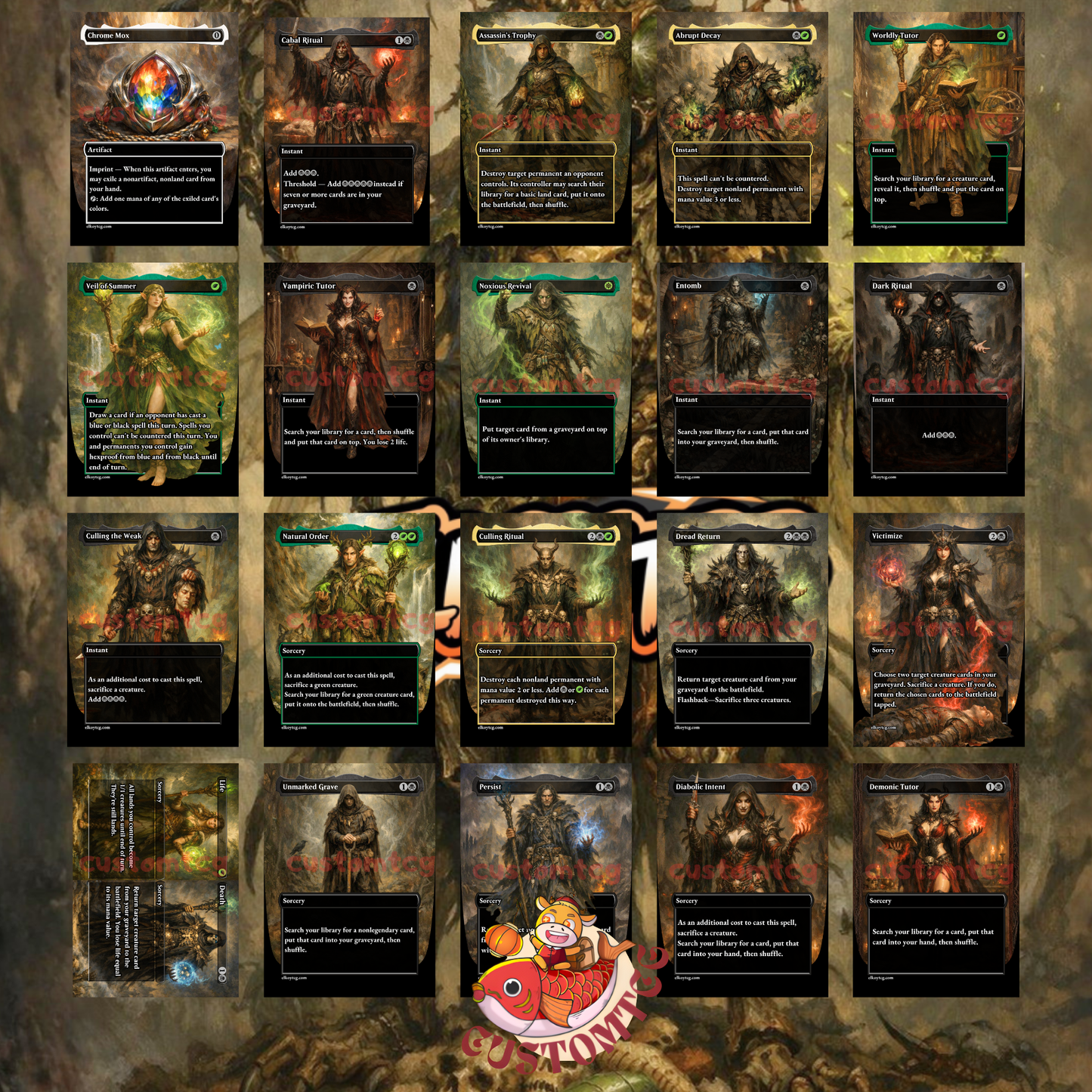 Grist, the Hunger Tide Custom Deck