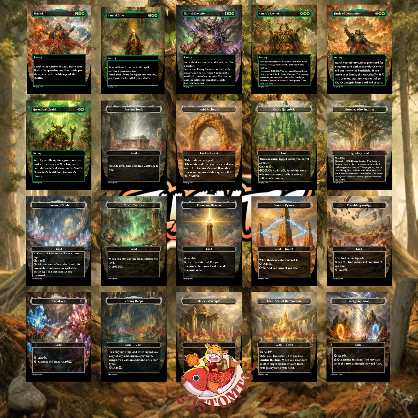 Lumra, Bellow of the Woods Custom Deck