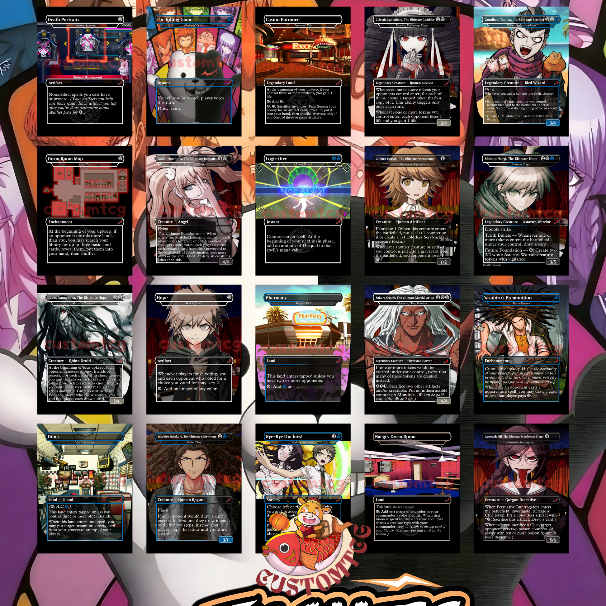DanganRonpa Custom Themed Deck