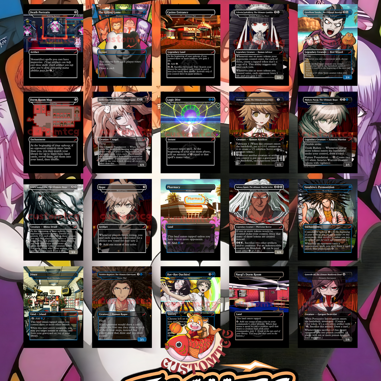 DanganRonpa Custom Themed Deck