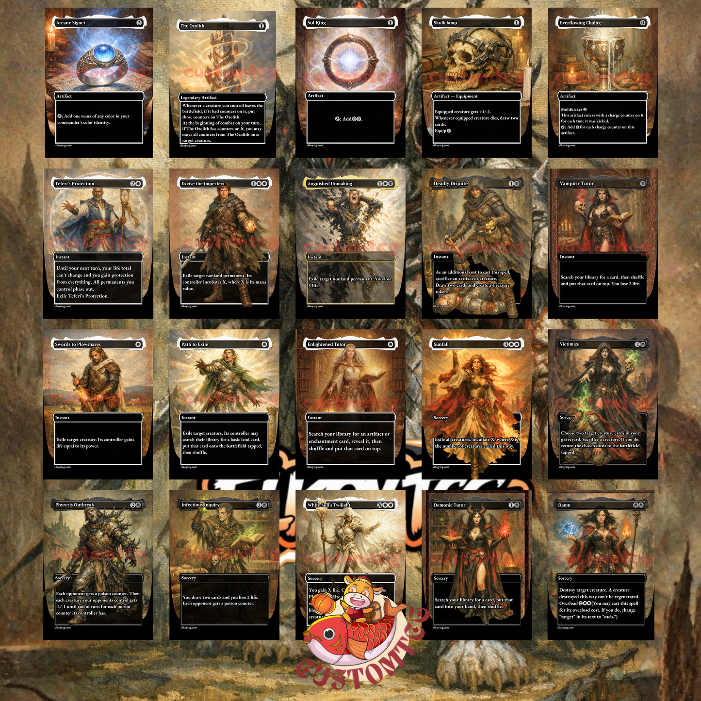 Brimaz, Blight of Oreskos Custom Deck