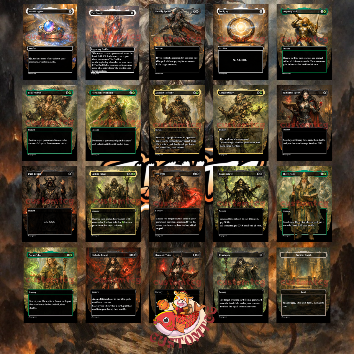Jenova, Ancient Calamity Custom Deck