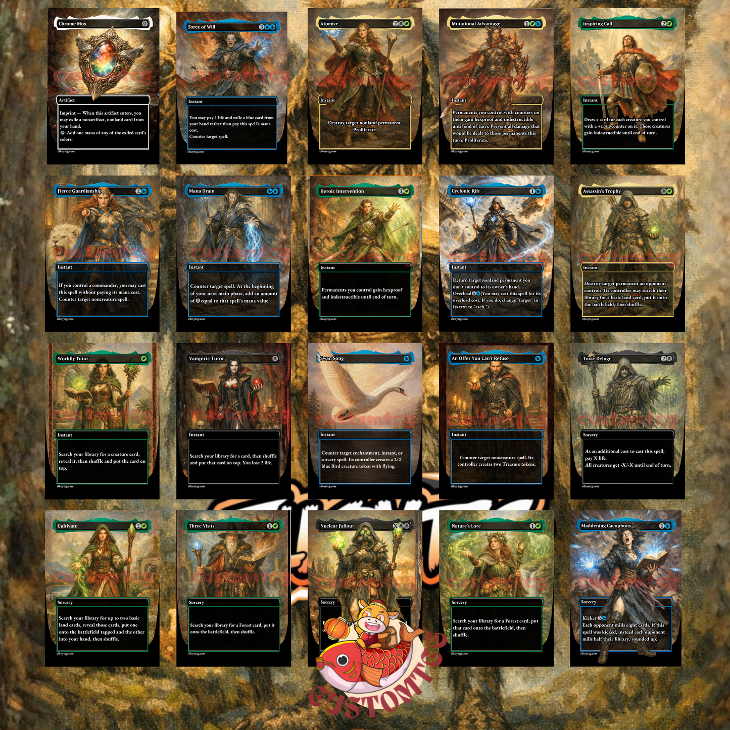 The Wise Mothman V3 Custom Deck