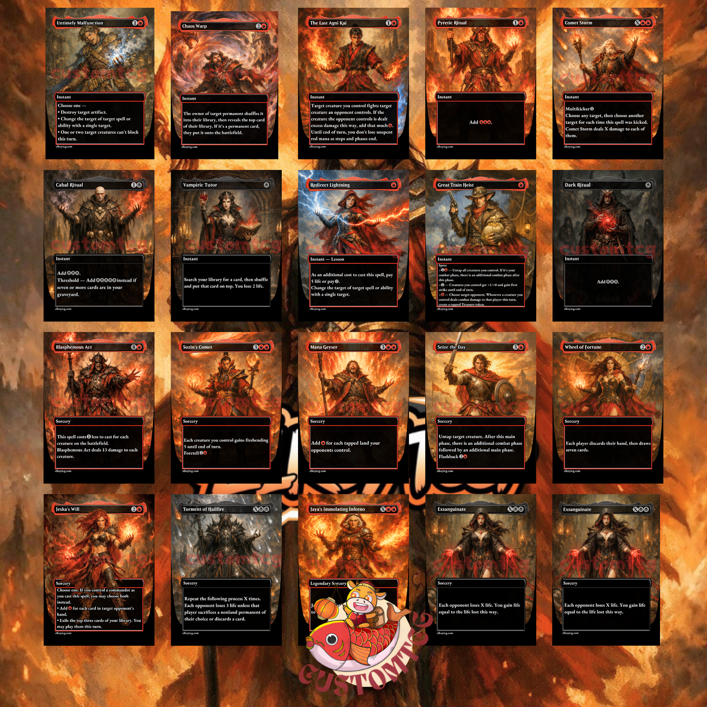 Ozai, the Phoenix King Custom Deck