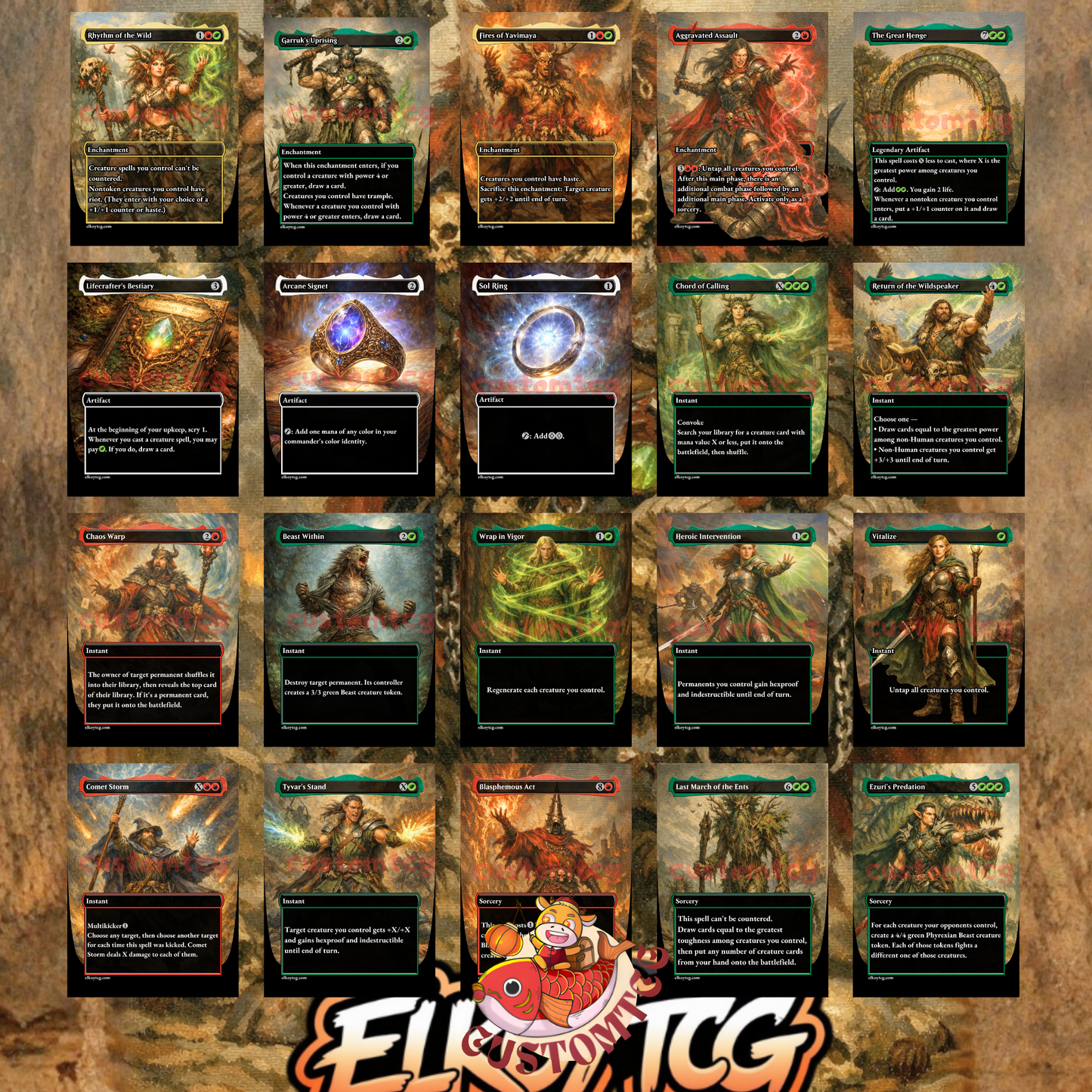 Raggadragga, Goreguts Boss Custom Deck