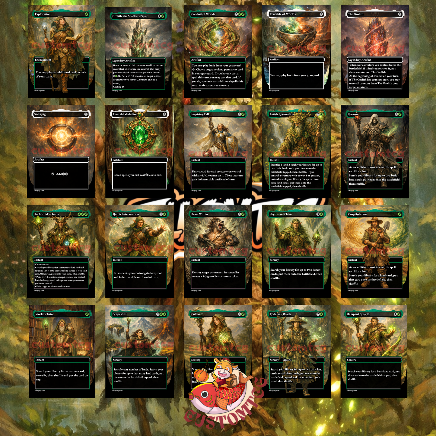 Bristly Bill, Spine Sower Custom Deck