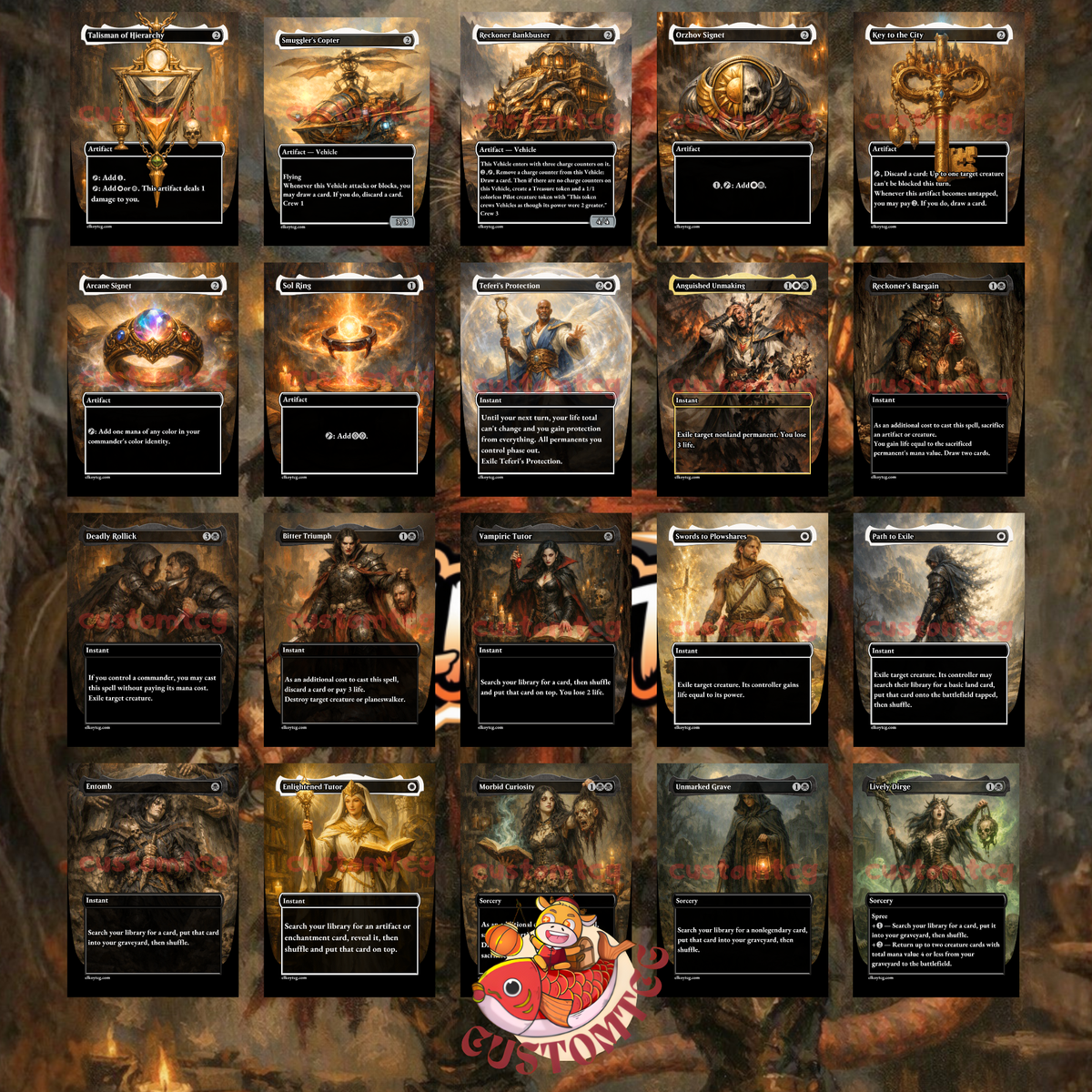 Greasefang, Okiba Boss Custom Deck
