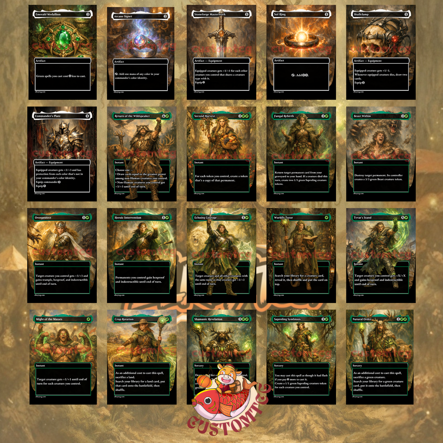 Shroofus Sproutsire Custom Deck