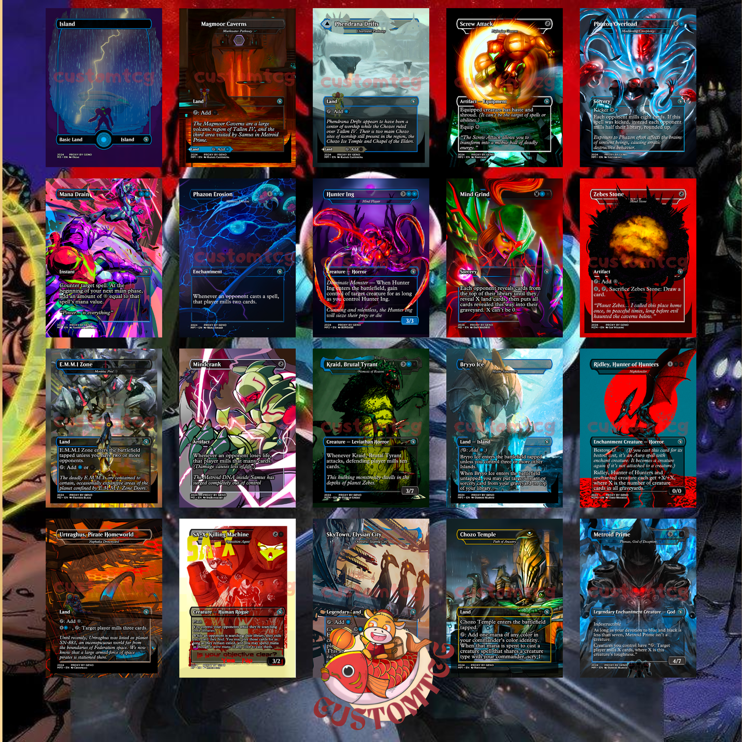 Metroid Custom Deck