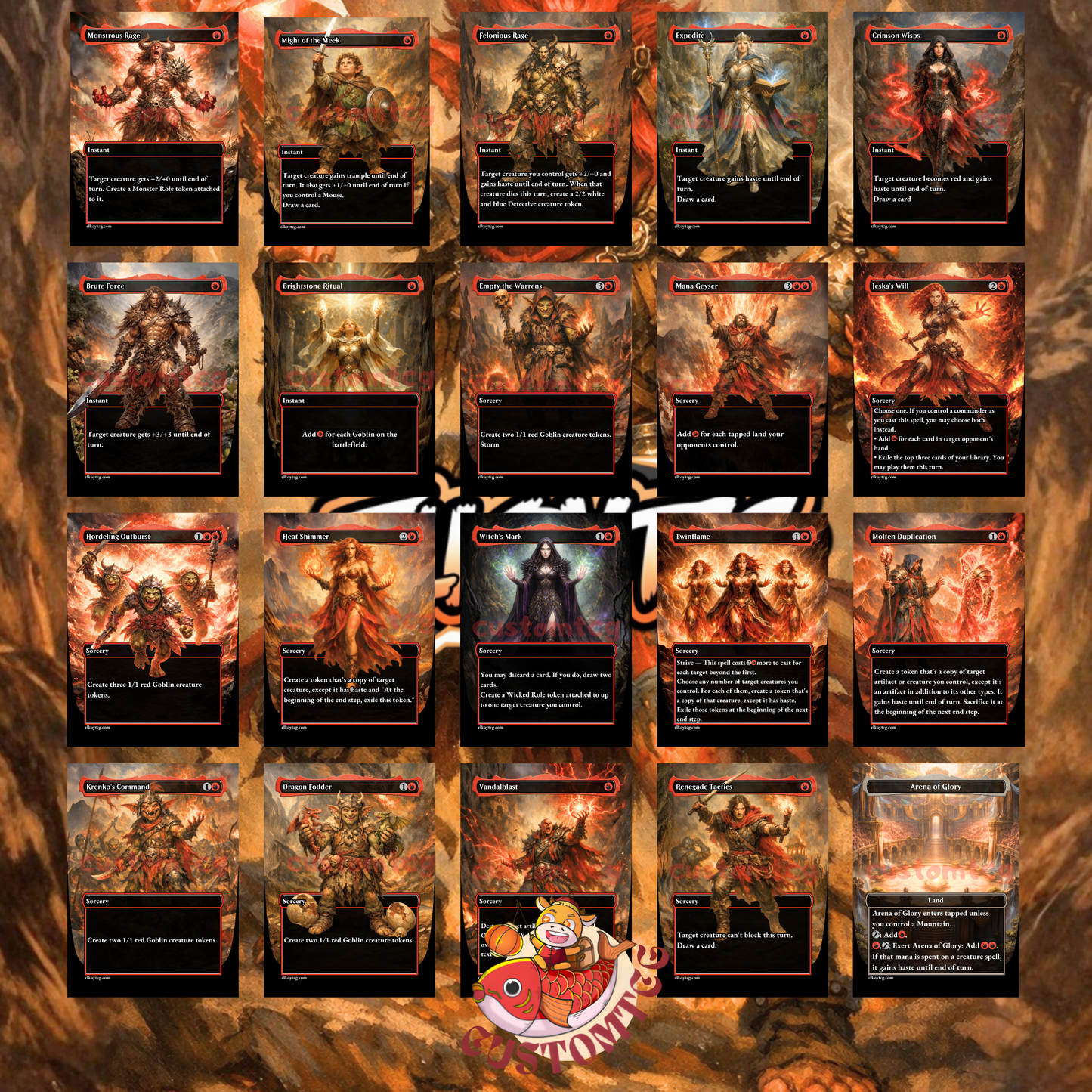 Zada, Hedron Grinder – Custom Goblin Deck (100 Cards + Tokens) 🔥