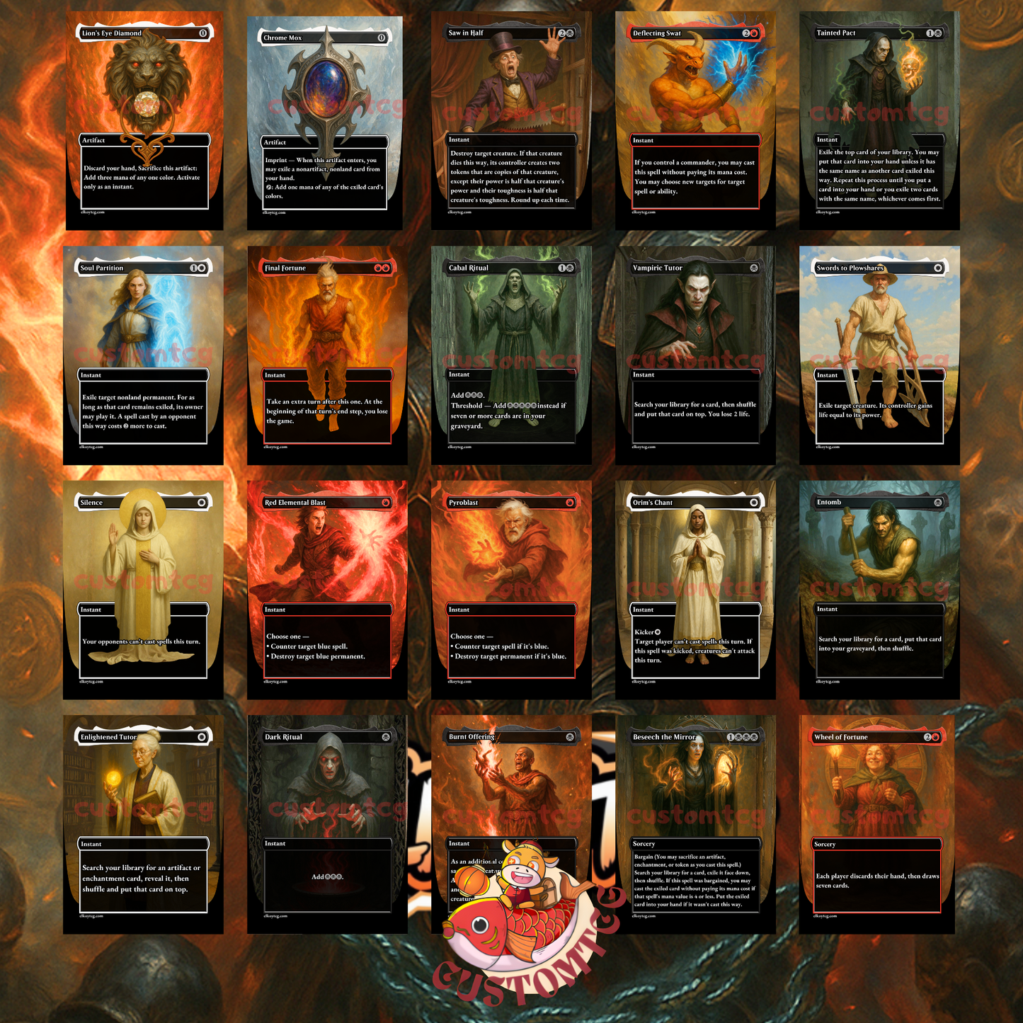 Dihada, Binder of Wills Custom Deck
