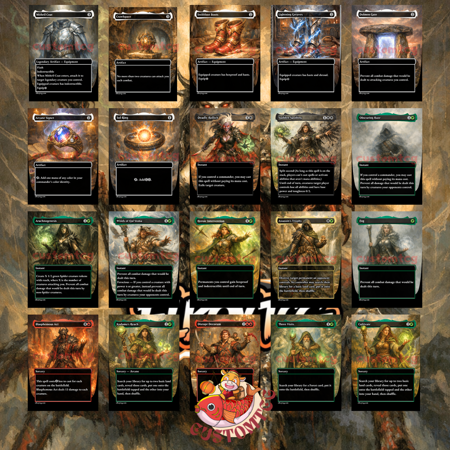 Thantis, the Warweaver Custom Deck