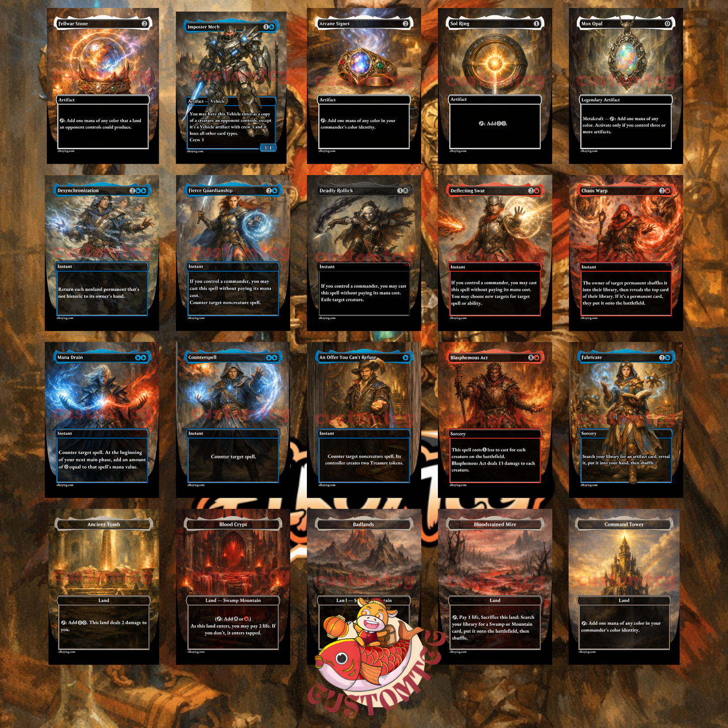 Dr. Eggman Custom Deck
