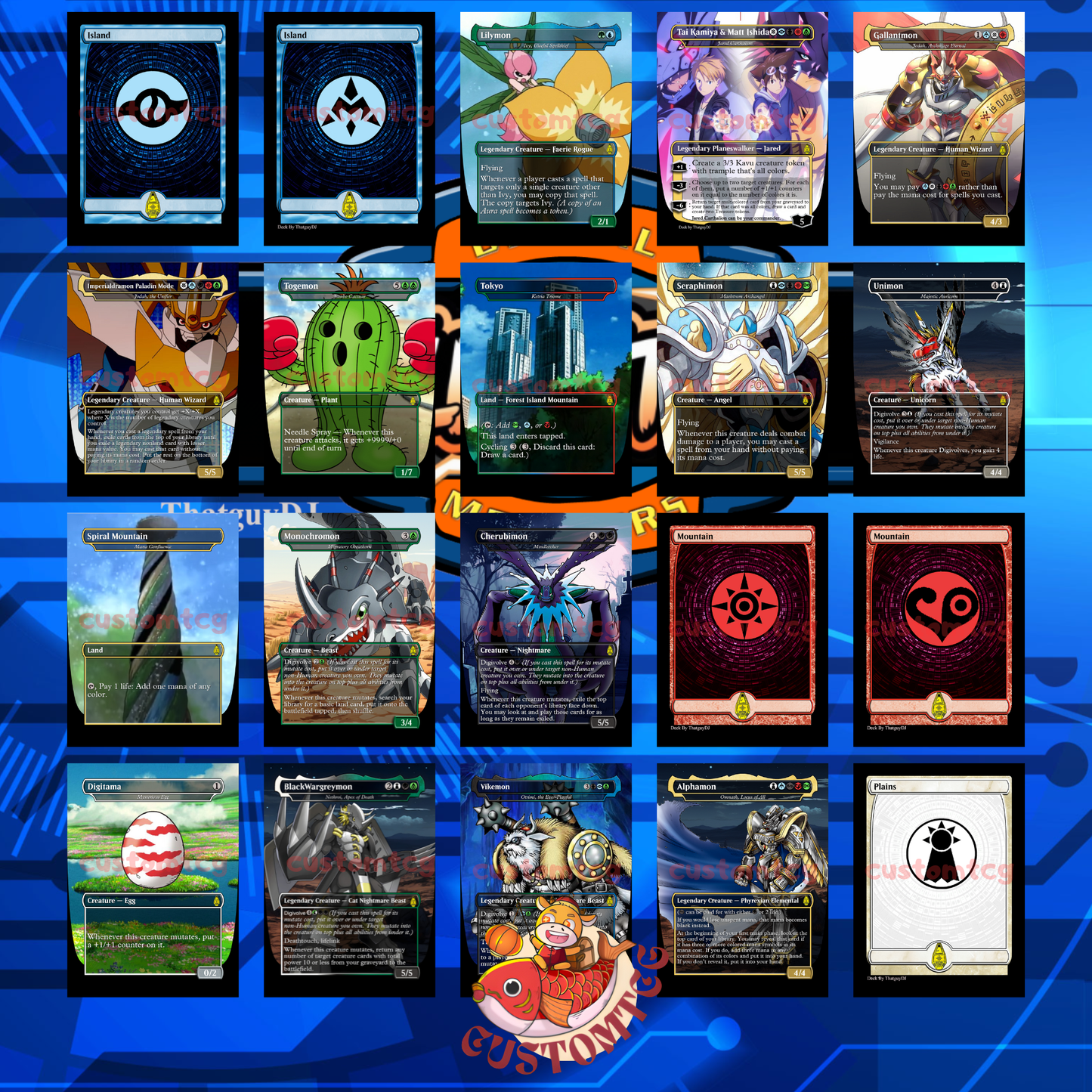 Digimon Mutations Custom Deck