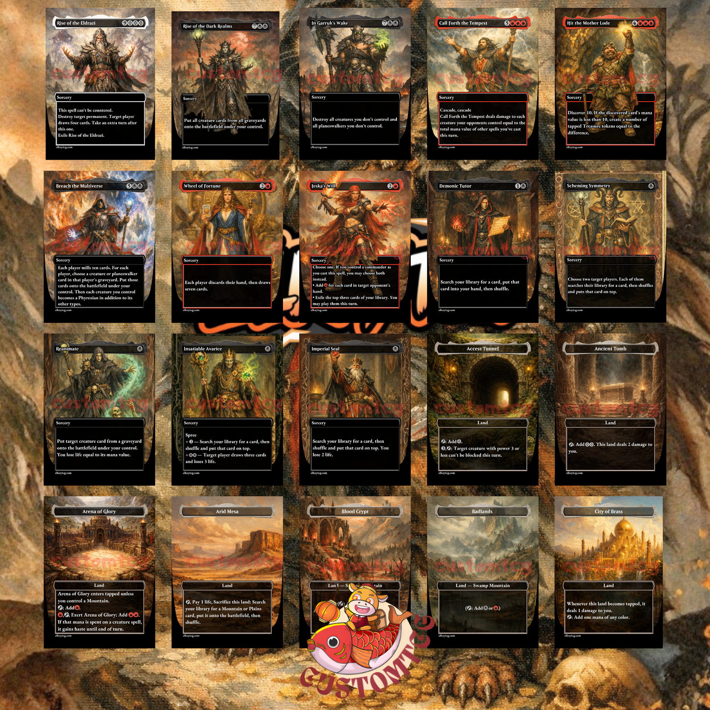 The Infamous Cruelclaw Custom Deck