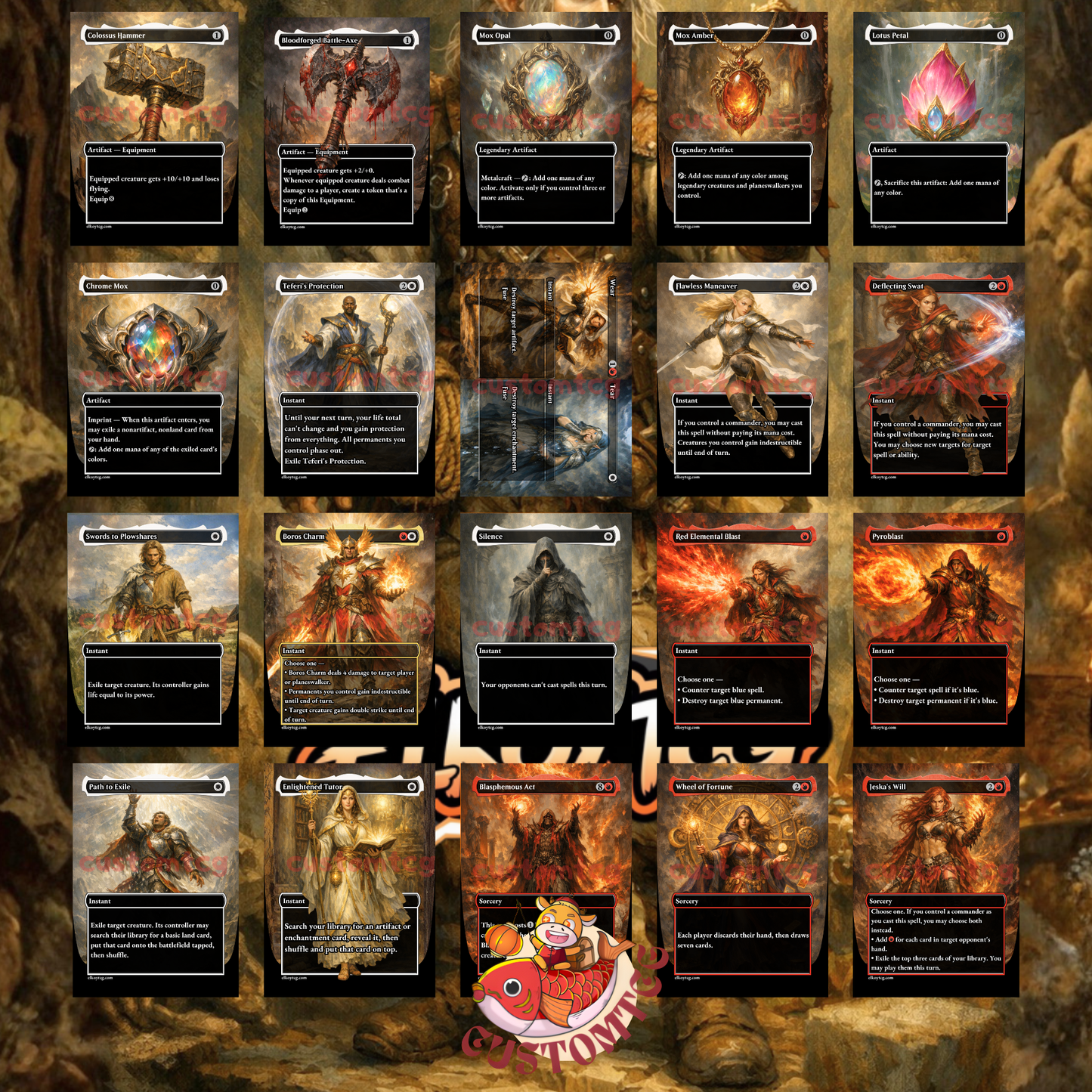 Ardenn, Intrepid Archaeologist & Rograkh, Son of Rohgahh Custom Deck